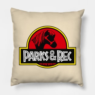 Parks and Rec - Parody Logo With Lil Sebastian Pillow