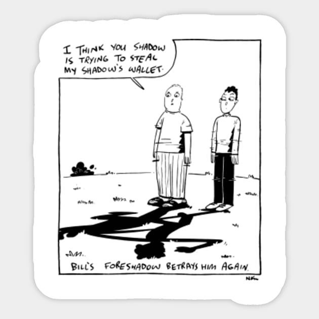 Foreshadow - Comic - Sticker | TeePublic
