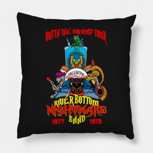 River Bottom Nightmare Band Tour Shirt Pillow