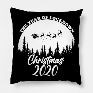 Christmas Lockdown 2020 Santa's Sleigh Reindeer Pajamas Family Gifts Pillow