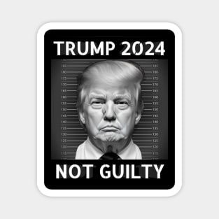 Trump 2024 not guilty Magnet