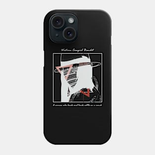 Western Cowgirl Bandit version 6 Phone Case