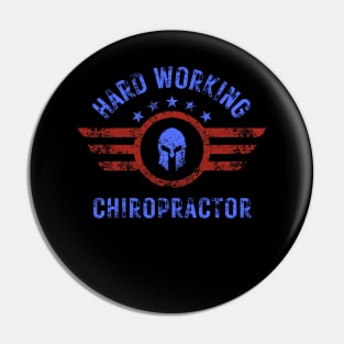 AMERICAN SPARTAN HARD WORKING CHIROPRACTOR Pin