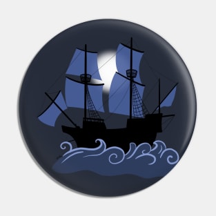 Galleon Pin