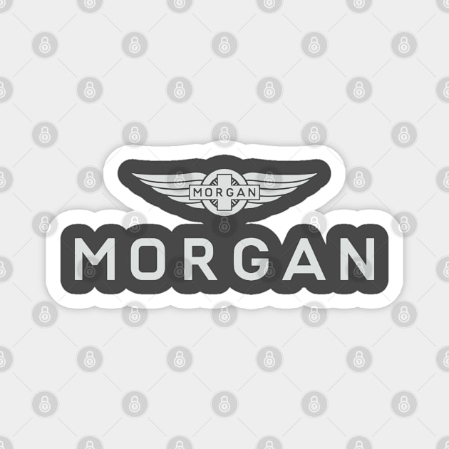 Morgan Utomotive Car Tribute  - Car Lover Design - Retro Vintage Magnet by TributeDesigns