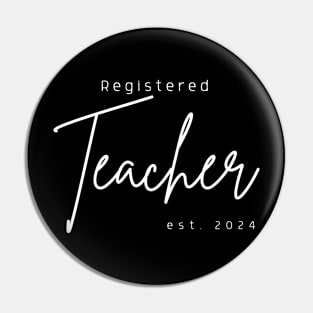 Registered Teacher Pin