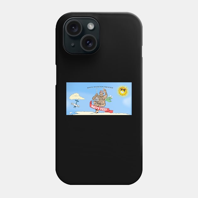 Matty Fest Matty Matheson Funny Hi Meme Ticket Plane Phone Case by Loweryo Judew