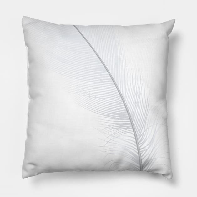 Featherdarkness Pillow by GrmonetnDecor