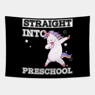 Straight Outta Preschool Unicorn Back To School Gift Tapestry