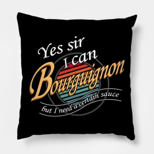 Yes sir, I can - music puns Pillow