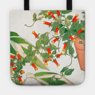 House plants and flowers Japan art illustration Tote