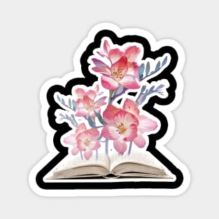 Flower Book Magnet