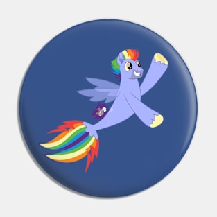 Bow Hothoof seapony bare Pin