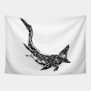 Mosasaurus Tapestry