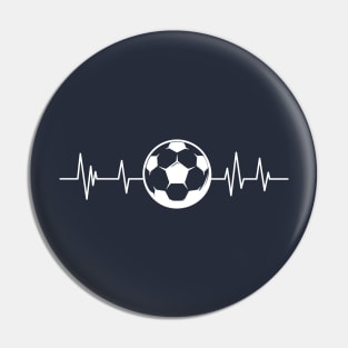 football heartbeat sports lover football Pin