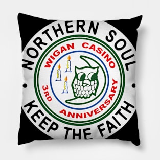 Northern Soul Badges, Wigan Keep The Faith Pillow