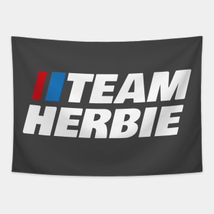 Team Herbie (Reversed Text Design) Tapestry