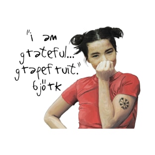 Grateful Grapefruit-Björk T-Shirt