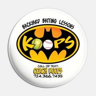 KOOPS BATTING LESSONS 2-SIDE Pin