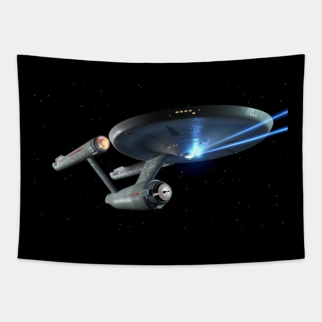 Fire Phasers Tapestry by Here's Jonny