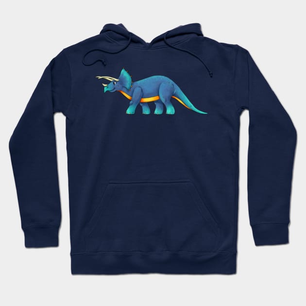 Blue Triceratops - Triceratops - Hoodie | TeePublic