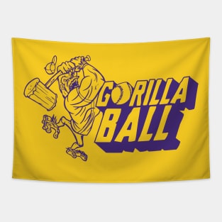 Gorilla Ball is Back | Vintage Tiger Baseball Tapestry