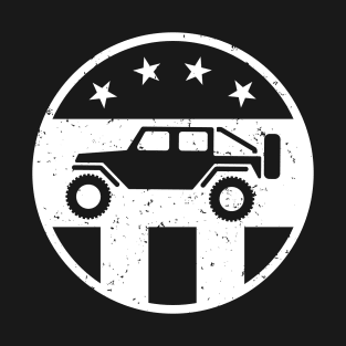 Patriotic Off Road 4wd Logo T-Shirt