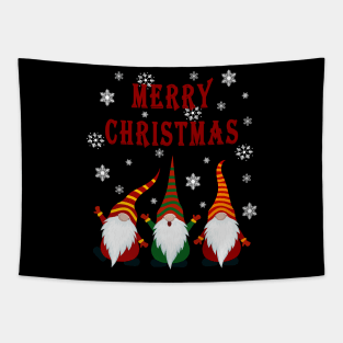 Gnomes Funny Pajama Cute Christmas Gift Holiday Style Tapestry