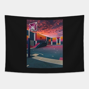 Basketball Court Tapestry