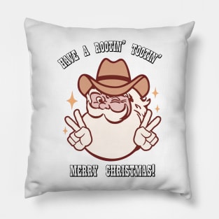 Yuletide Cowboy Christmas: Santa Goes West! Have a Rootin’ Tootin’ Merry Christmas Pillow