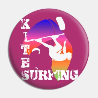 Kite Surfing WIth Freestyle Kitesurfer And Kite 10 Pin