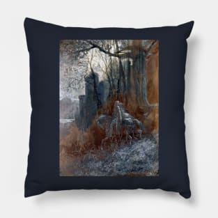 Enid and Geraint Ride Away - Gustave Dore Pillow