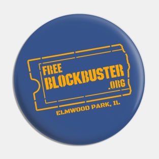 Free Blockbuster Elmwood Park Pin