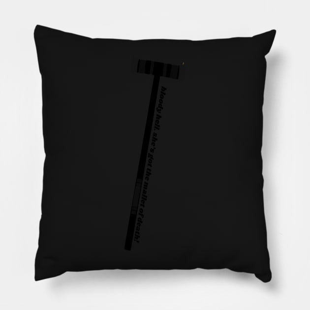 Mallet of Death- The Viscount Who Loved Me Pillow by mauracatey