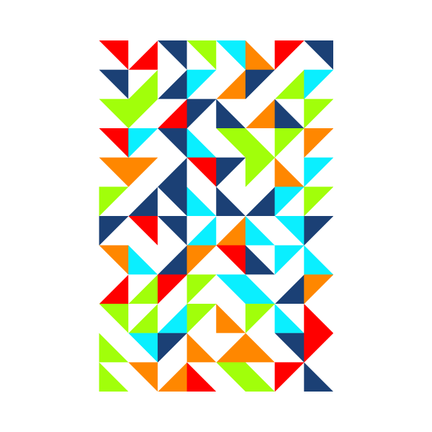 Aesthetic Geometric Pattern - Triangle #5 by Trendy-Now