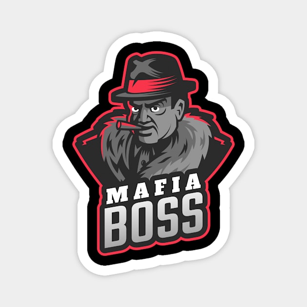 Mafia Boss Magnet by Tip Top Tee's