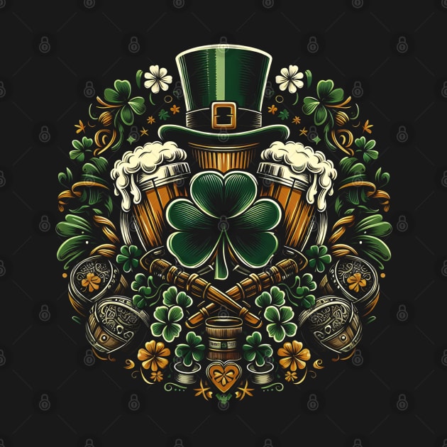 Shamrock and Beer: The Ultimate St. Patrick’s Day Design by FreshIdea8