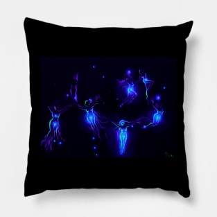 Glowing pleiades Pillow