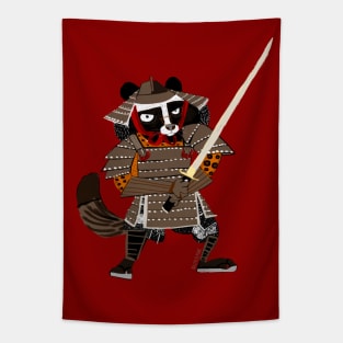 Tanuki Samurai Tapestry