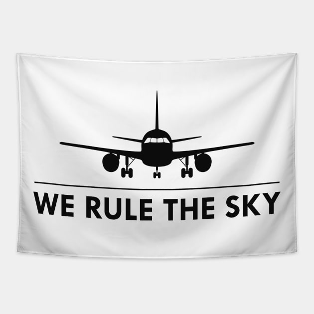 Air Traffic Controller - We rule the sky Tapestry by KC Happy Shop