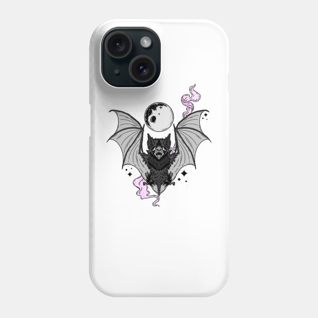 Gothic Bat Phone Case by Possessedprints