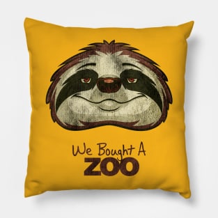 sloth we bought in a zoo Pillow