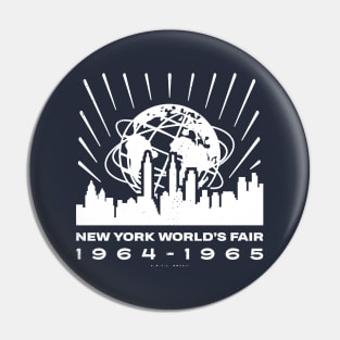 1964 1965 New York World's Fair Unisphere Skyline Pin