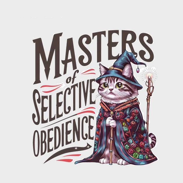 Masters of Selective Obedience Cute Kittens by DelusionTees