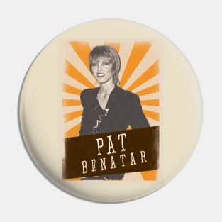 Vintage Aesthetic Pat Benatar 80s Pin