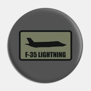 F-35 Lightning II Patch (subdued) Pin