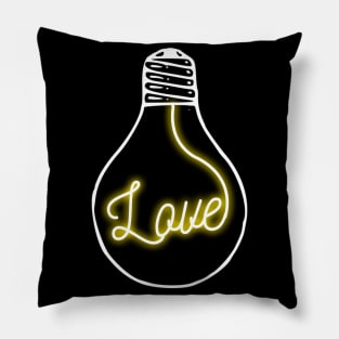Love - Light Bulb Pillow