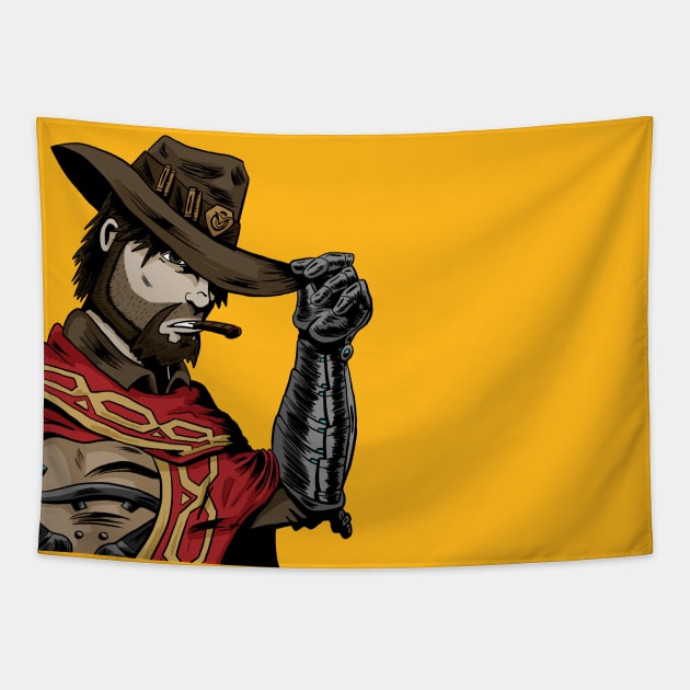 McCree Tapestry by Black Snow Comics