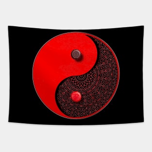 Pattern Ying And Yang Tapestry