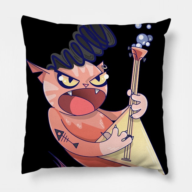 Rock star Pillow by Ananasa